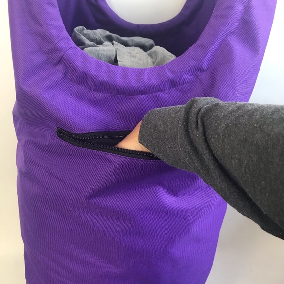 Collapsible Cloth Laundry Basket - Picture 5 of 6